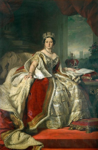 Porträt von Königin Victoria von Franz Xaver Winterhalter